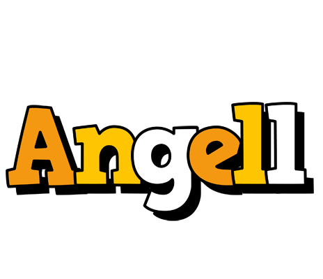 Angell cartoon logo