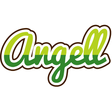 Angell golfing logo
