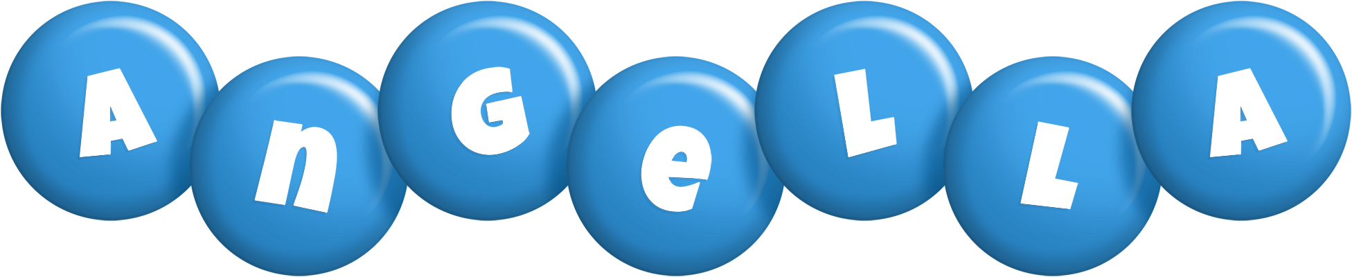 Angella candy-blue logo