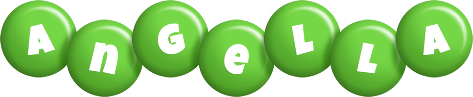 Angella candy-green logo