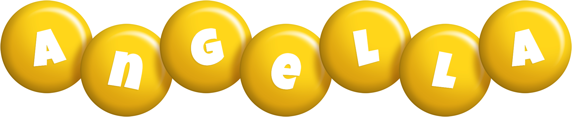 Angella candy-yellow logo