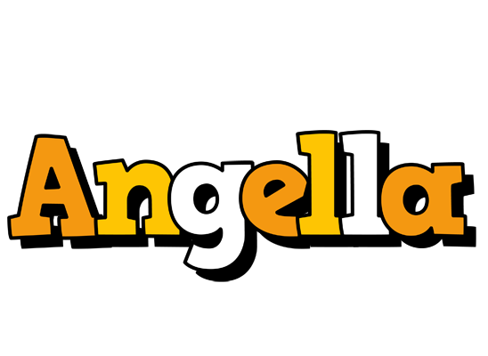 Angella cartoon logo