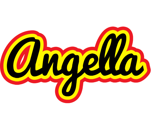 Angella flaming logo