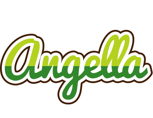 Angella golfing logo