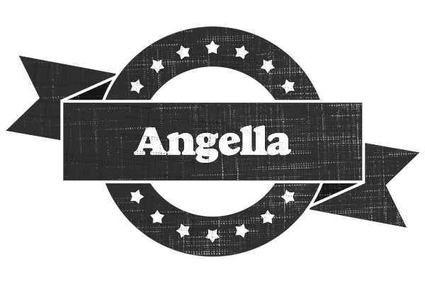 Angella grunge logo