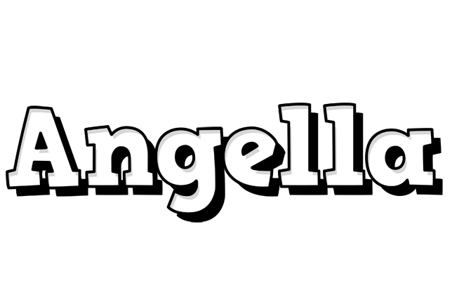 Angella snowing logo