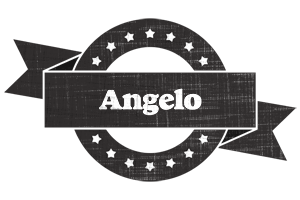 Angelo grunge logo