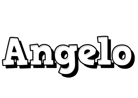 Angelo snowing logo