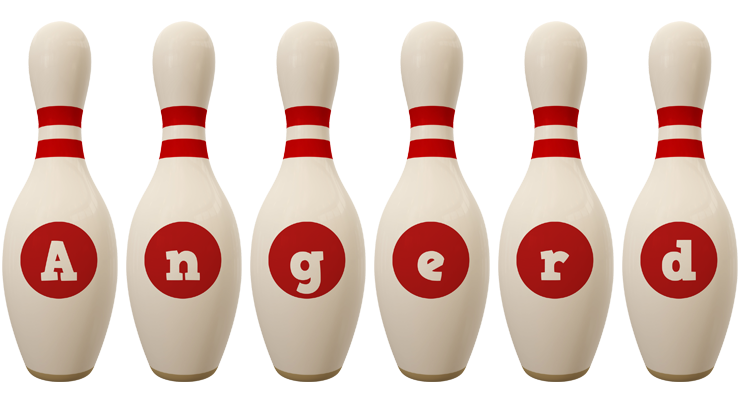 Angerd bowling-pin logo