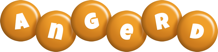 Angerd candy-orange logo