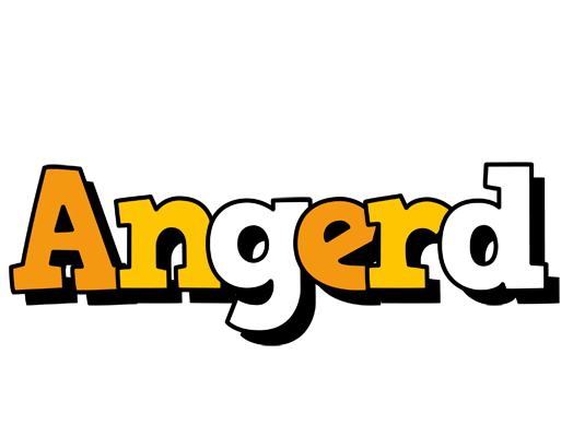 Angerd cartoon logo