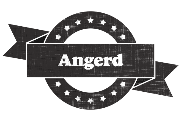 Angerd grunge logo