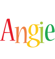 Angie birthday logo