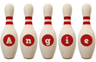 Angie bowling-pin logo