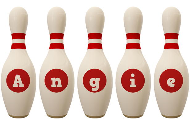 Angie bowling-pin logo