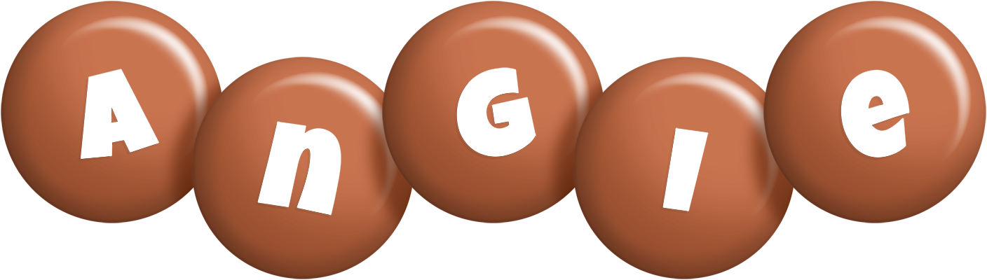 Angie candy-brown logo