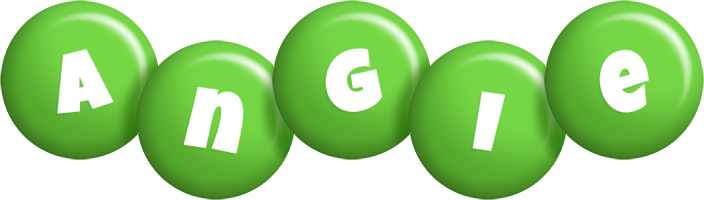 Angie candy-green logo