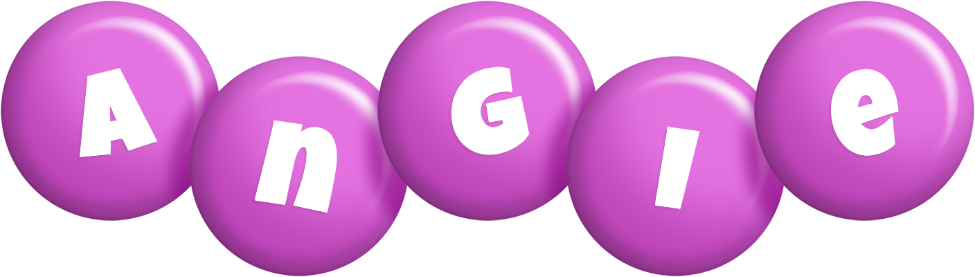 Angie candy-purple logo