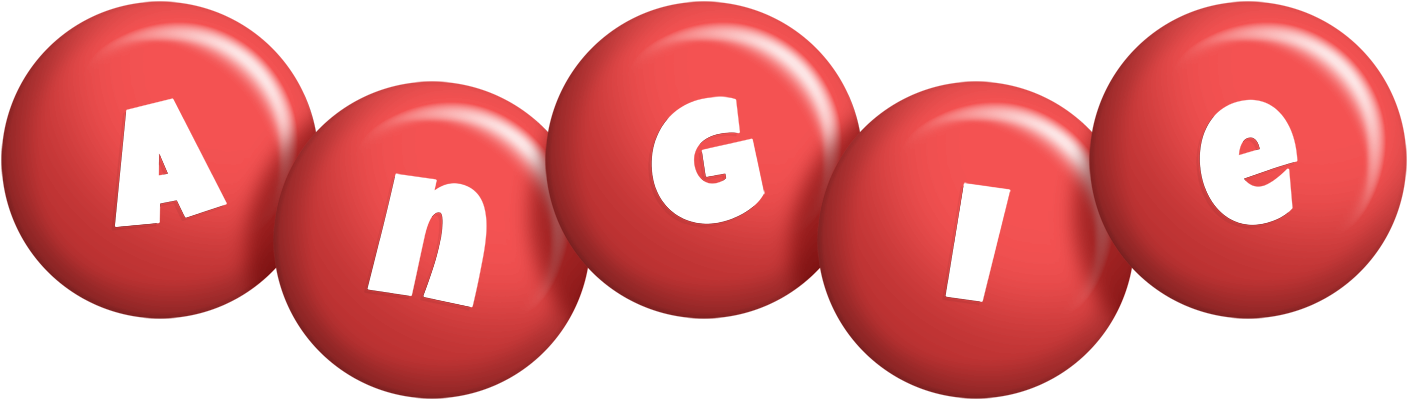 Angie candy-red logo