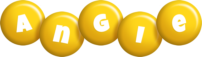 Angie candy-yellow logo