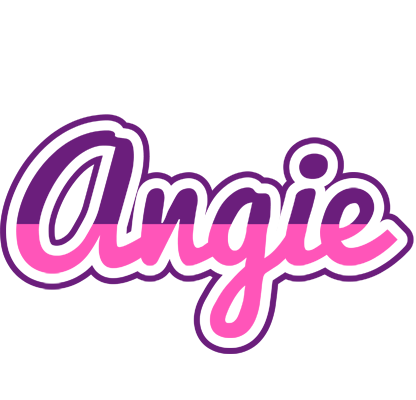 Angie cheerful logo