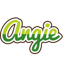 Angie golfing logo