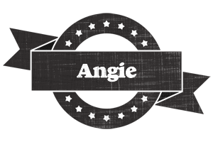Angie grunge logo