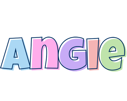 Angie pastel logo
