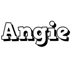 Angie snowing logo