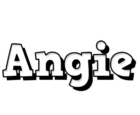 Angie snowing logo