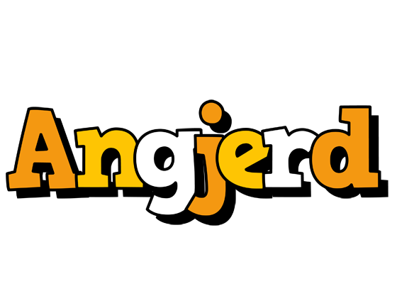 Angjerd cartoon logo