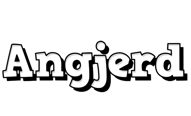 Angjerd snowing logo
