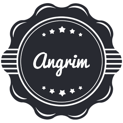Angrim badge logo