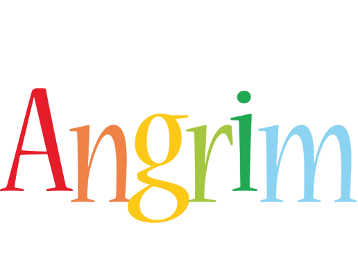 Angrim birthday logo
