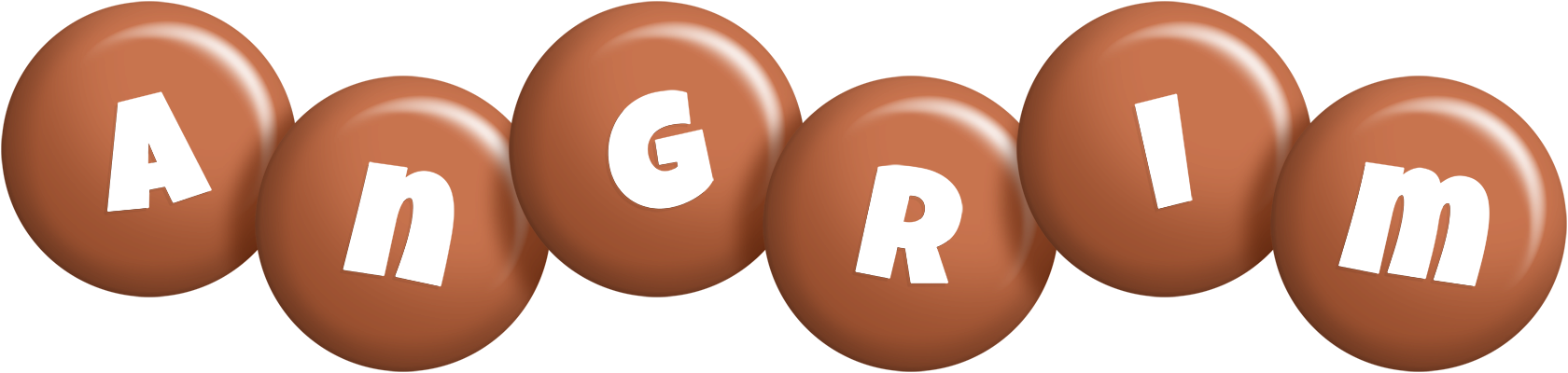 Angrim candy-brown logo