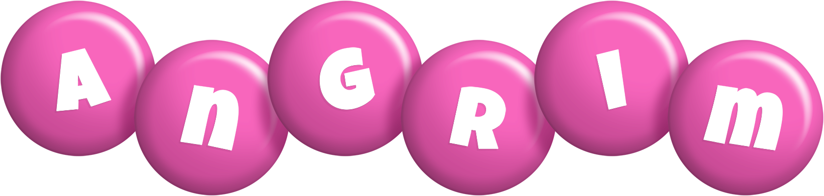Angrim candy-pink logo