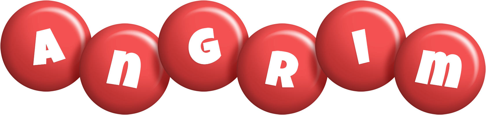 Angrim candy-red logo
