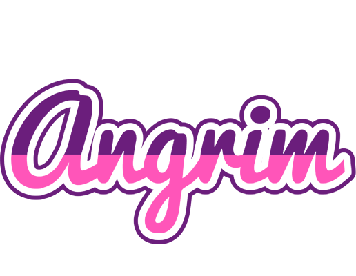 Angrim cheerful logo