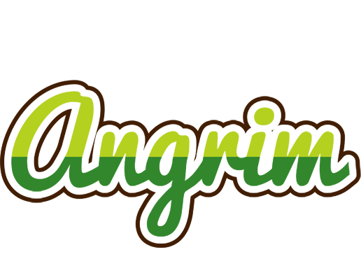 Angrim golfing logo