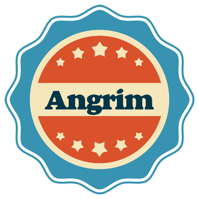 Angrim labels logo