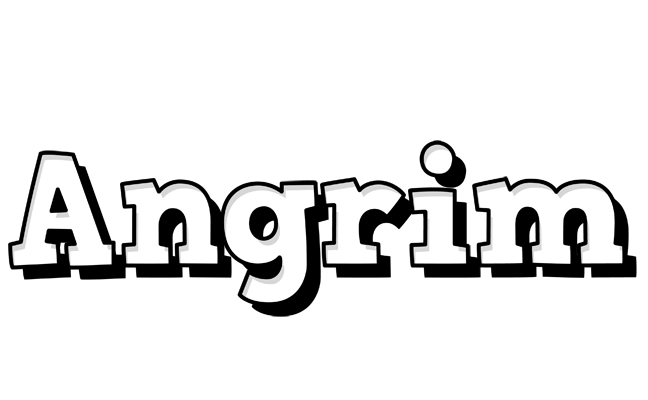 Angrim snowing logo