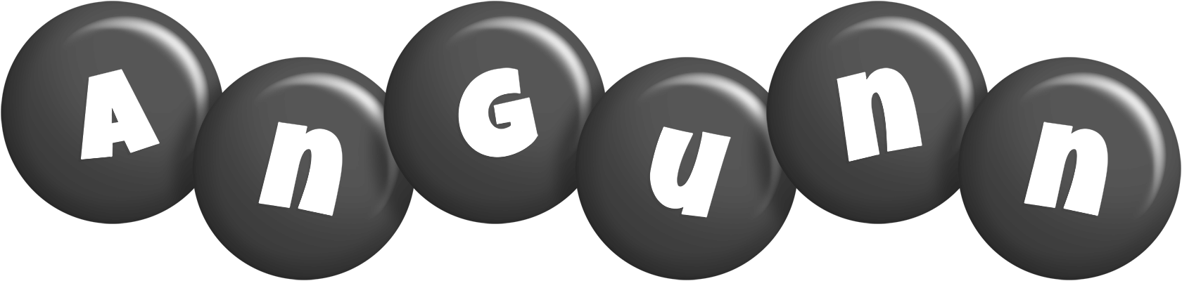 Angunn candy-black logo