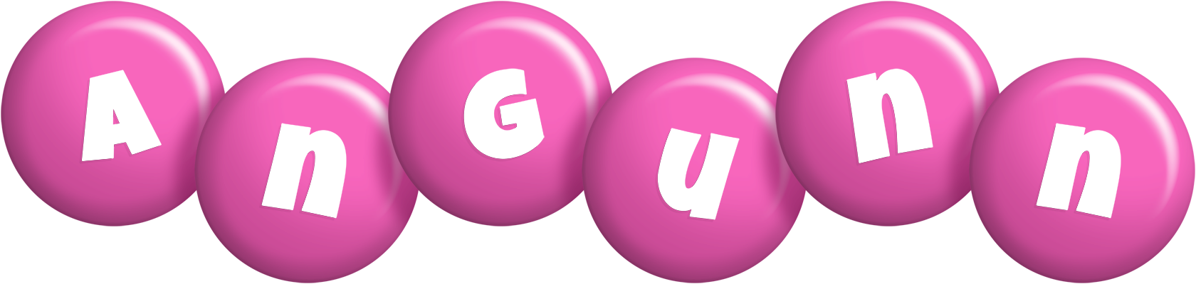 Angunn candy-pink logo