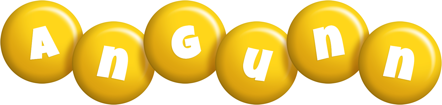 Angunn candy-yellow logo