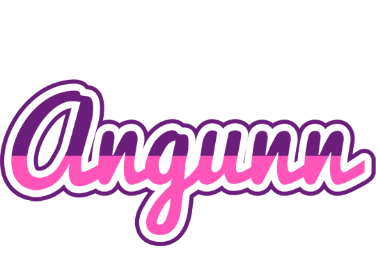 Angunn cheerful logo