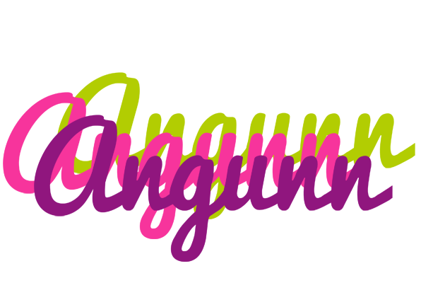 Angunn flowers logo