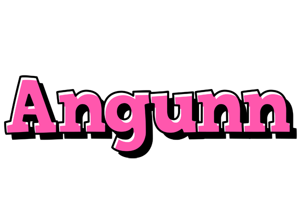 Angunn girlish logo