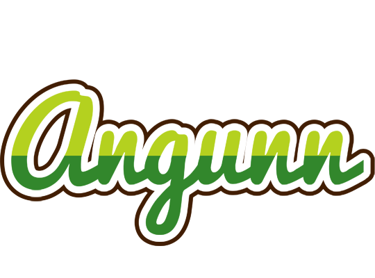 Angunn golfing logo