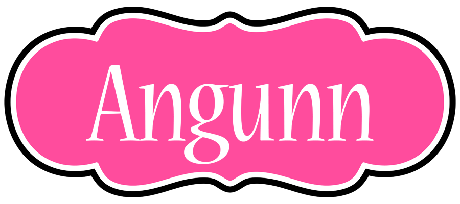 Angunn invitation logo