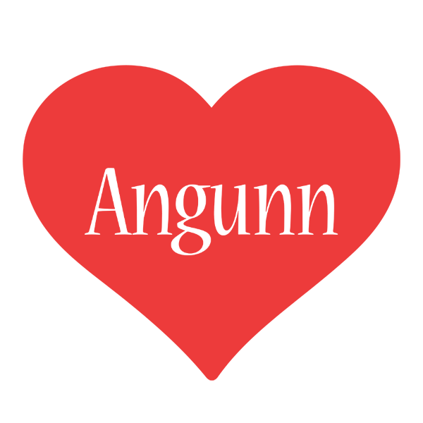 Angunn love logo